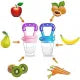 Baby Fruit Feeder Pacifier | Nibbler for Baby | Silicone Fruit and Juice Feeder | Teether for Baby | Kids Nipple Pacifier for Fruits