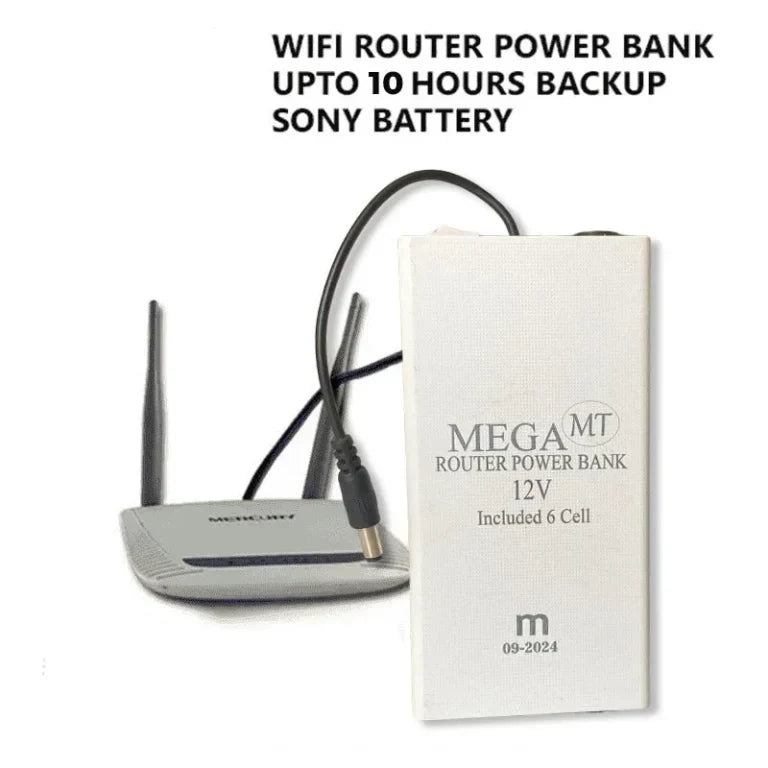 12v Router Power Bank | WiFi Router Power Bank