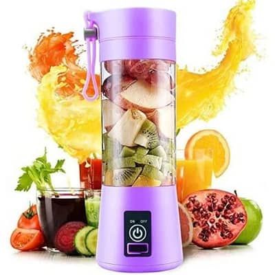 USB Rechargeable Juicer Blender 6 Blades Electric Blender