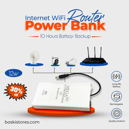 12v Router Power Bank | WiFi Router Power Bank